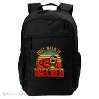 Just Weld It Funny Welder Welding Work Lover Backpack thumb 0