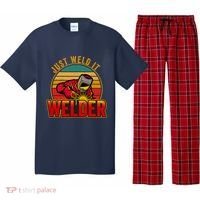 Just Weld It Funny Welder Welding Work Lover Pajama Set thumb 0