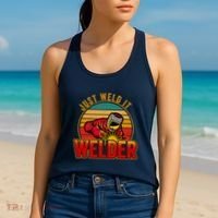 Just Weld It Funny Welder Welding Work Lover Women's Tank Top thumb 2