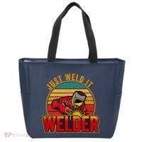 Just Weld It Funny Welder Welding Work Lover Tote Bag thumb 0