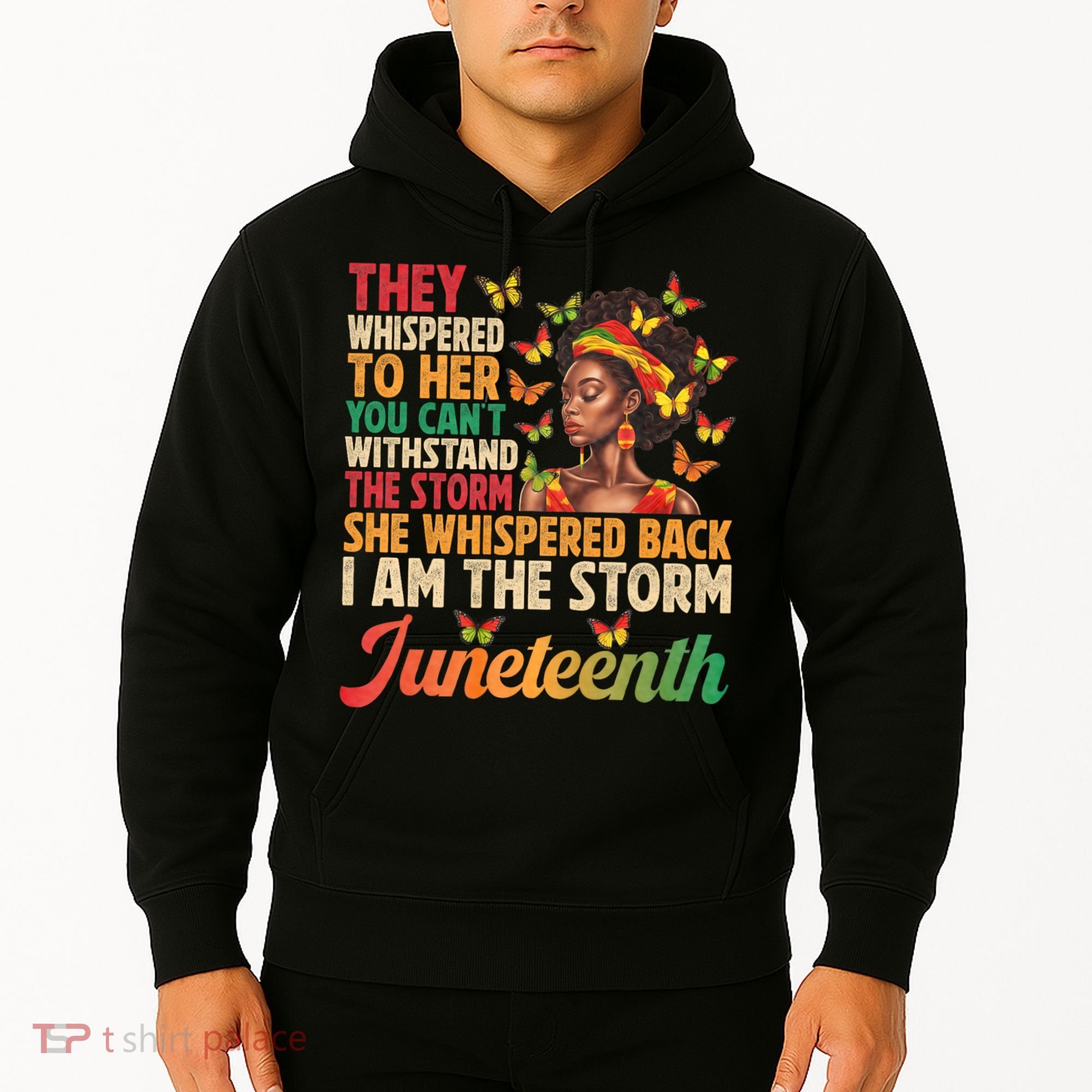 Juneteenth Women I Am The Storm Black Freedom 1865 Hoodie