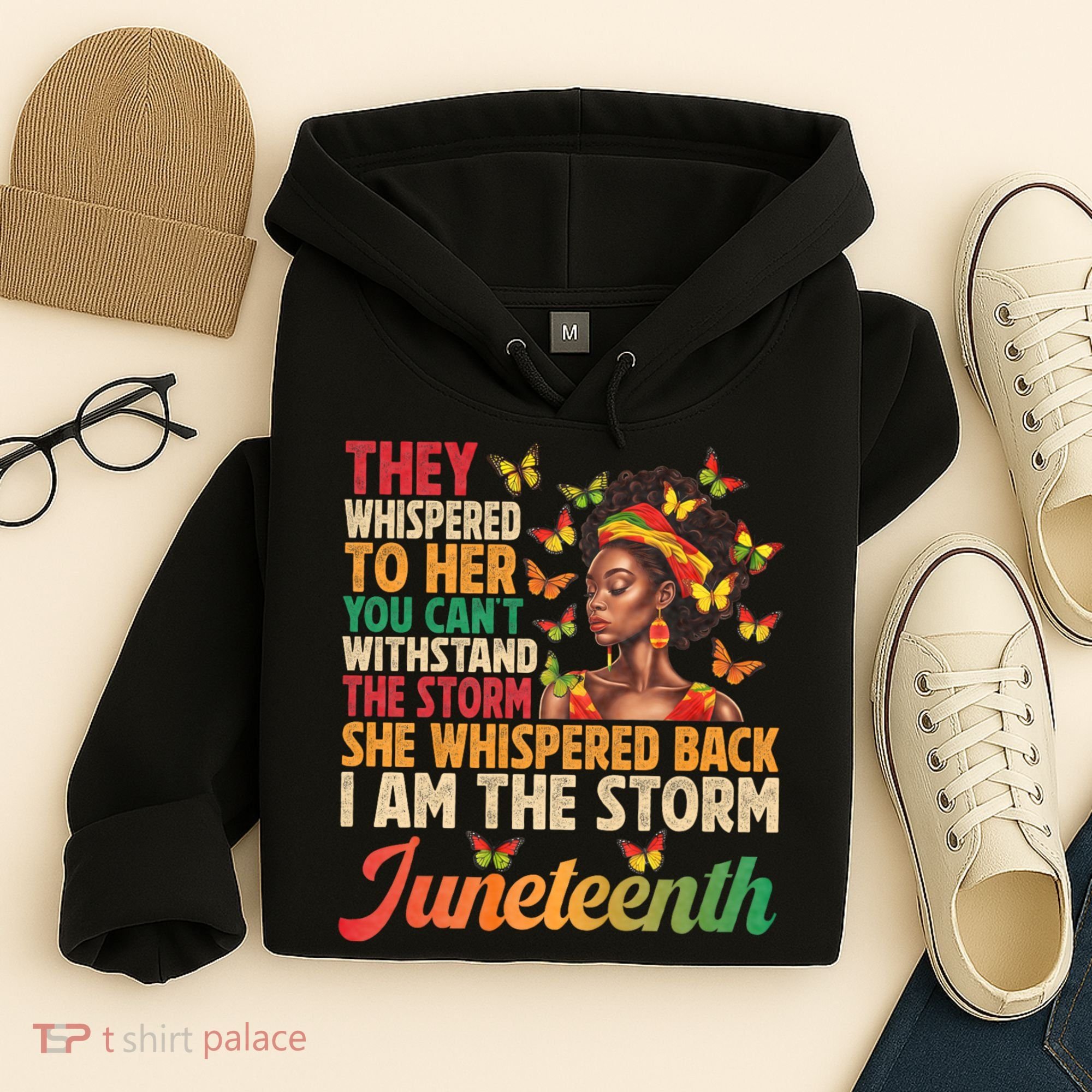 Juneteenth Women I Am The Storm Black Freedom 1865 Hoodie