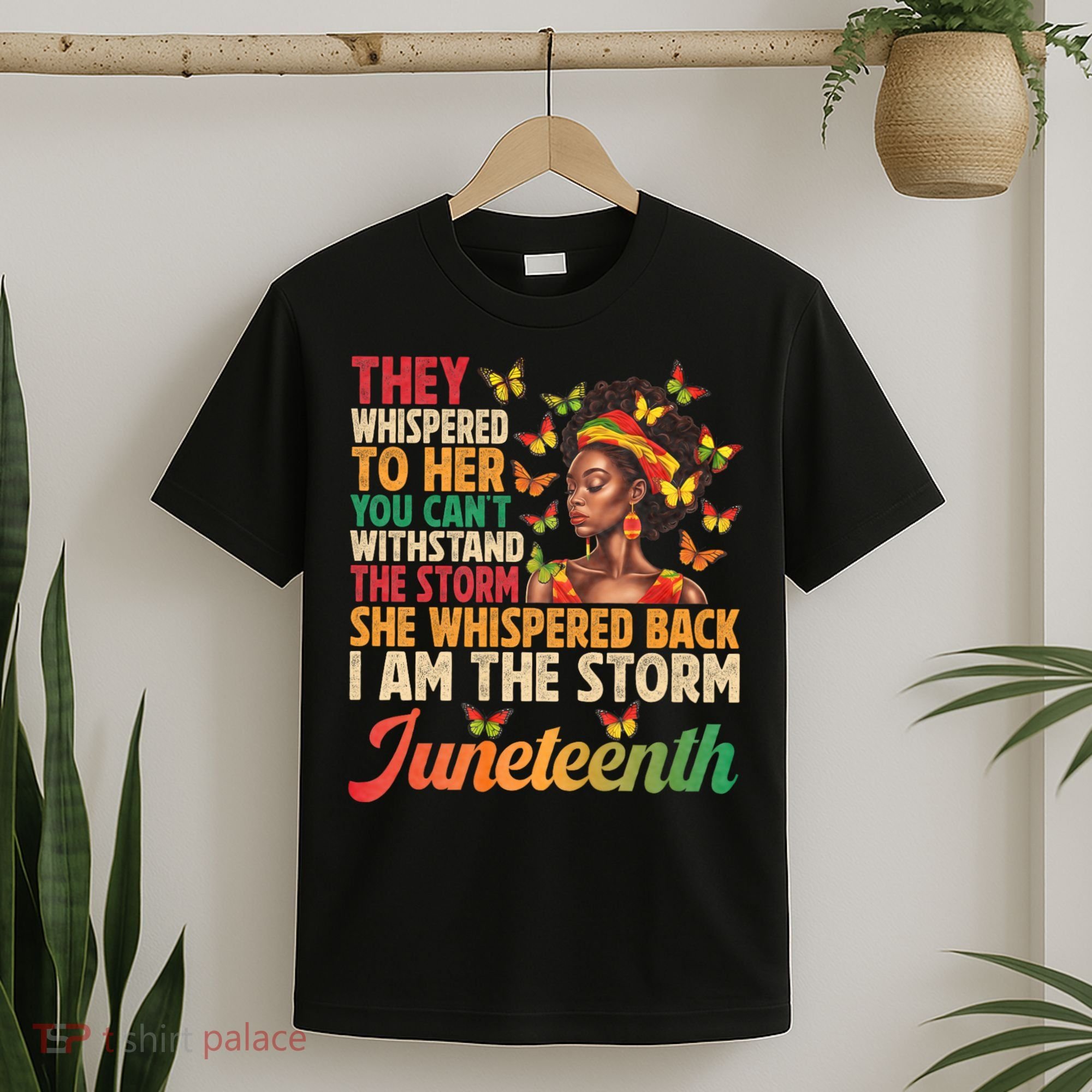 Juneteenth Women I Am The Storm Black Freedom 1865 T-Shirt