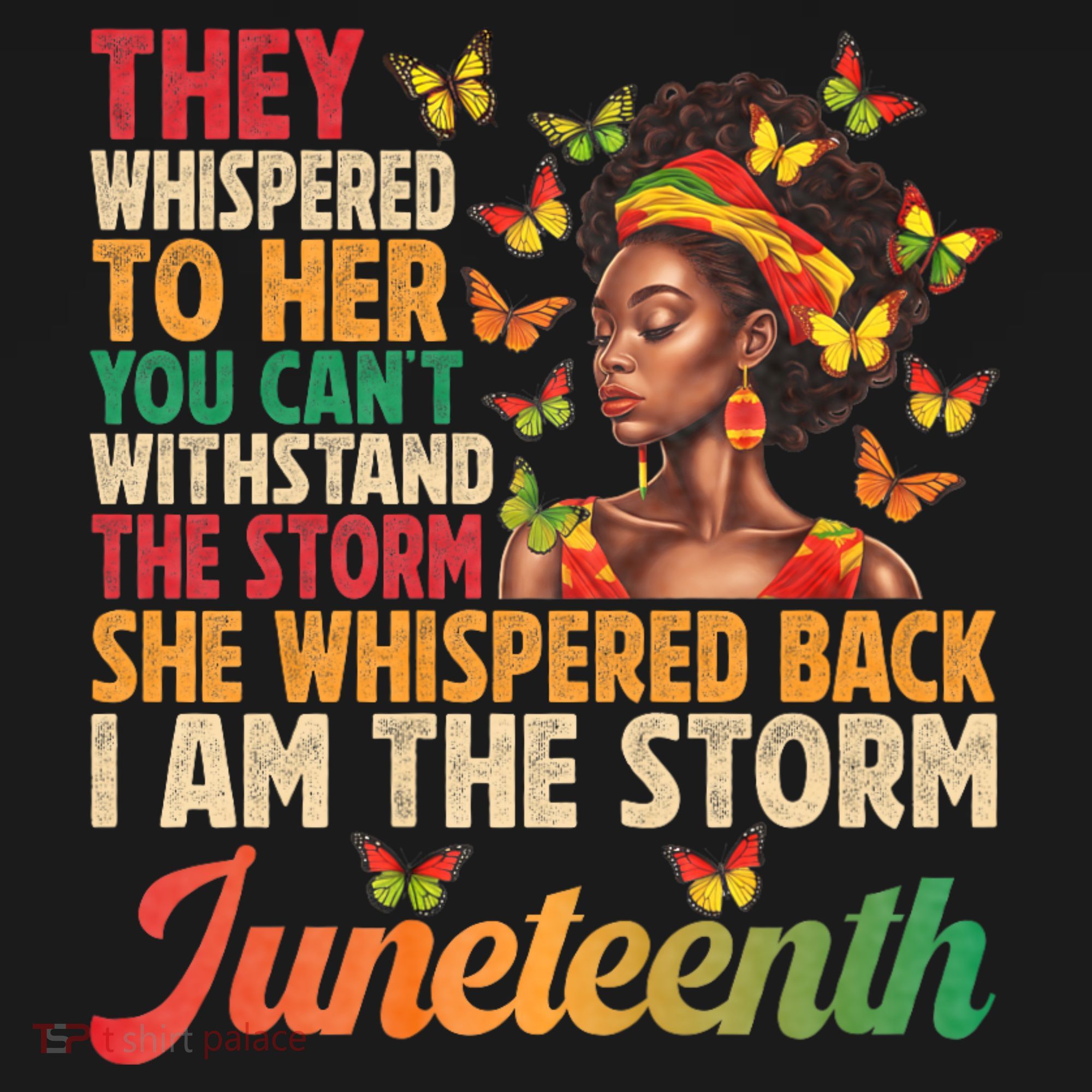Juneteenth Women I Am The Storm Black Freedom 1865 Polo