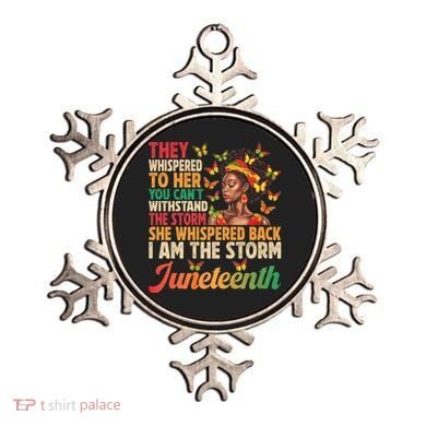 Juneteenth Women I Am The Storm Black Freedom 1865 Ornament
