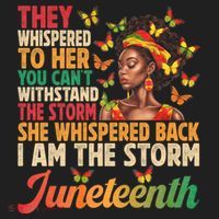 Juneteenth Women I Am The Storm Black Freedom 1865 Hat thumb 2