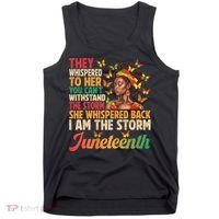 Juneteenth Women I Am The Storm Black Freedom 1865 Tank Top thumb 0