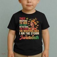 Juneteenth Women I Am The Storm Black Freedom 1865 Toddler T-Shirt thumb 2