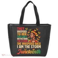 Juneteenth Women I Am The Storm Black Freedom 1865 Tote Bag thumb 0