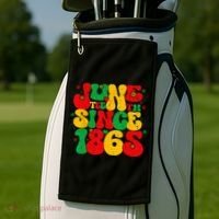 Juneteenth Wo Juneteenth African American Golf Towel thumb 2