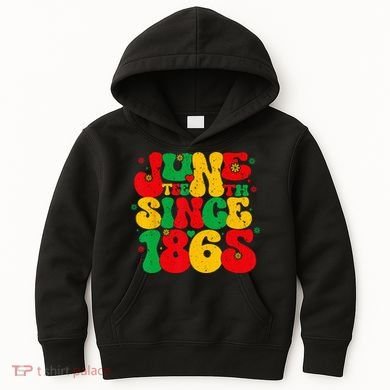 Juneteenth Wo Juneteenth African American Kids Hoodie