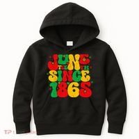 Juneteenth Wo Juneteenth African American Kids Hoodie thumb 0