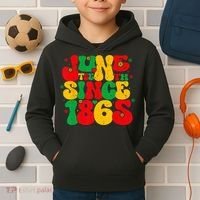 Juneteenth Wo Juneteenth African American Kids Hoodie thumb 2