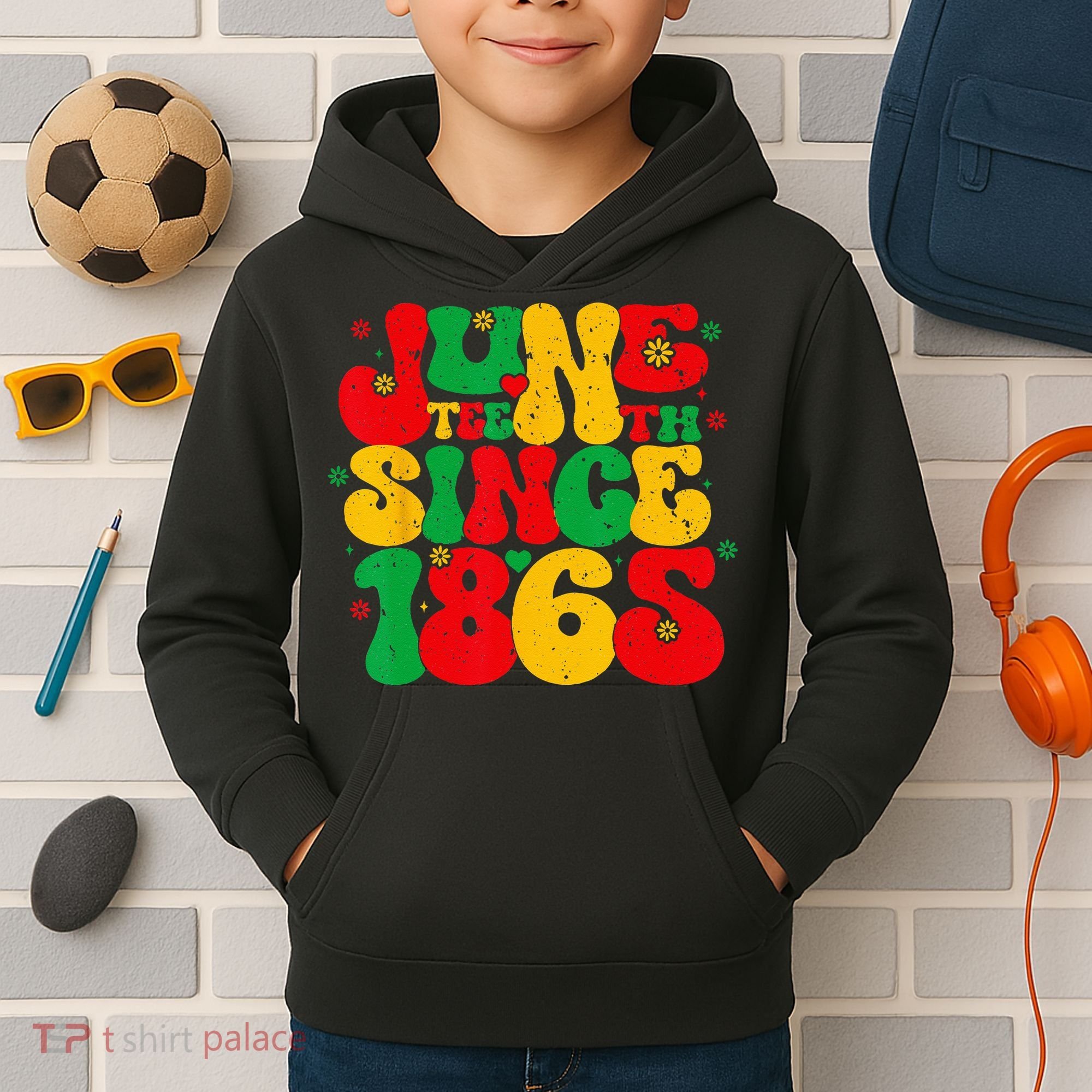 Juneteenth Wo Juneteenth African American Kids Hoodie