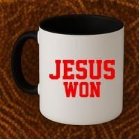 Jesus Won Front And Back Coffee Mug thumb 2