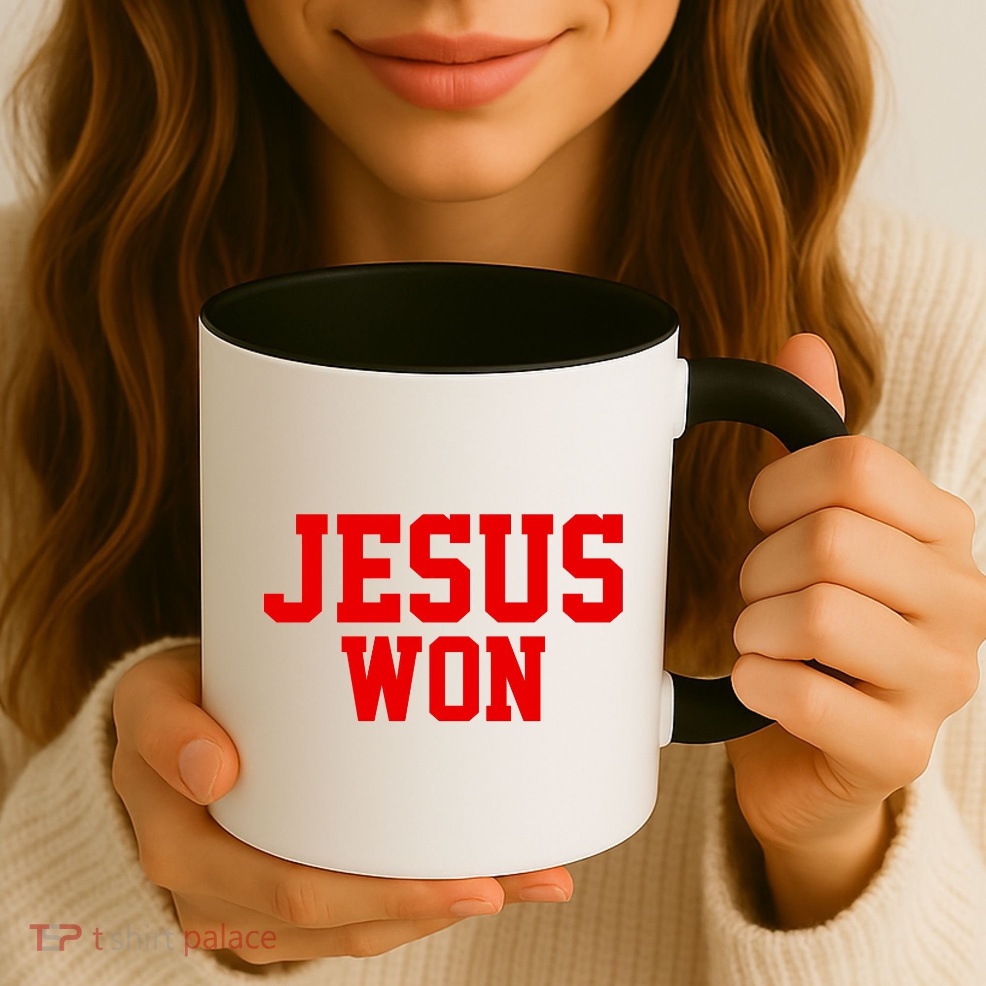 Jesus Won Front And Back Coffee Mug