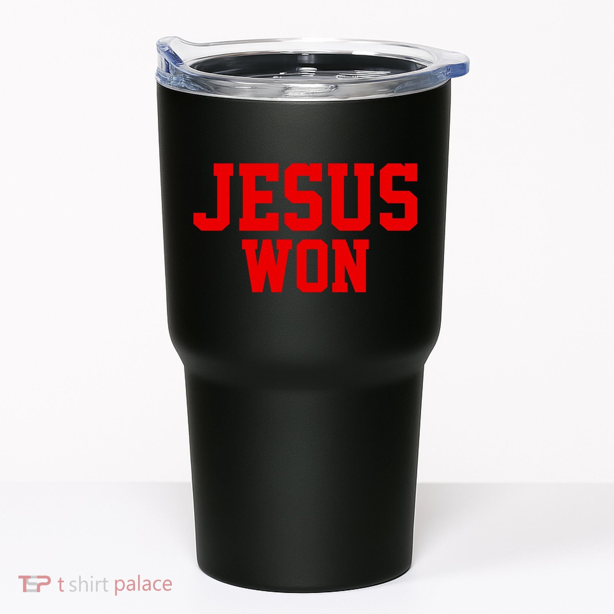Jesus Won Front And Back Tumbler