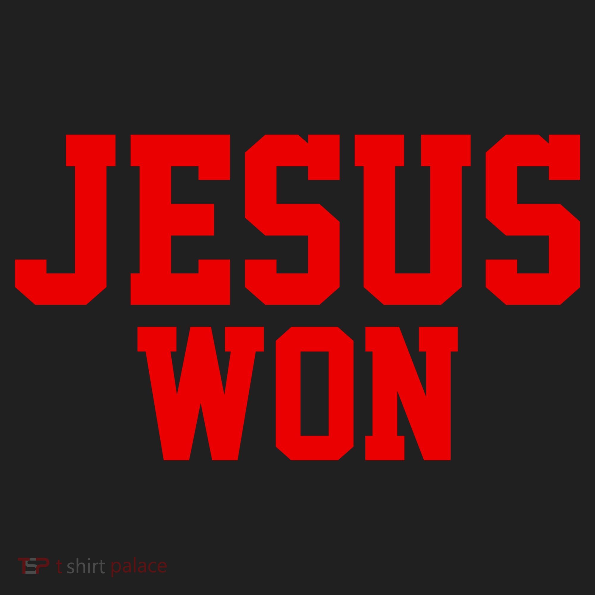 Jesus Won Front And Back Tumbler