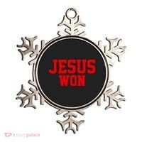 Jesus Won Front And Back Ornament thumb 0