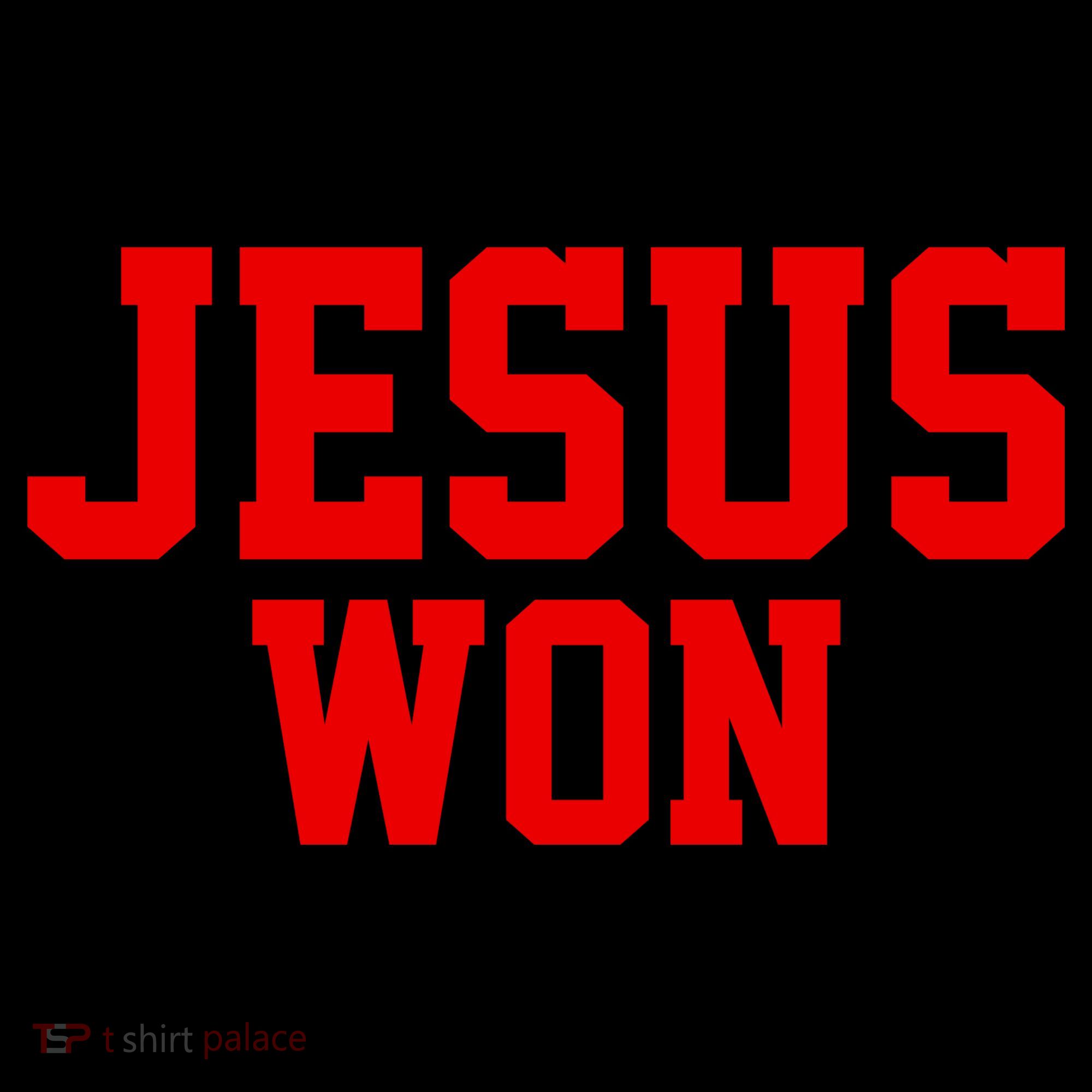 Jesus Won Front And Back Ornament