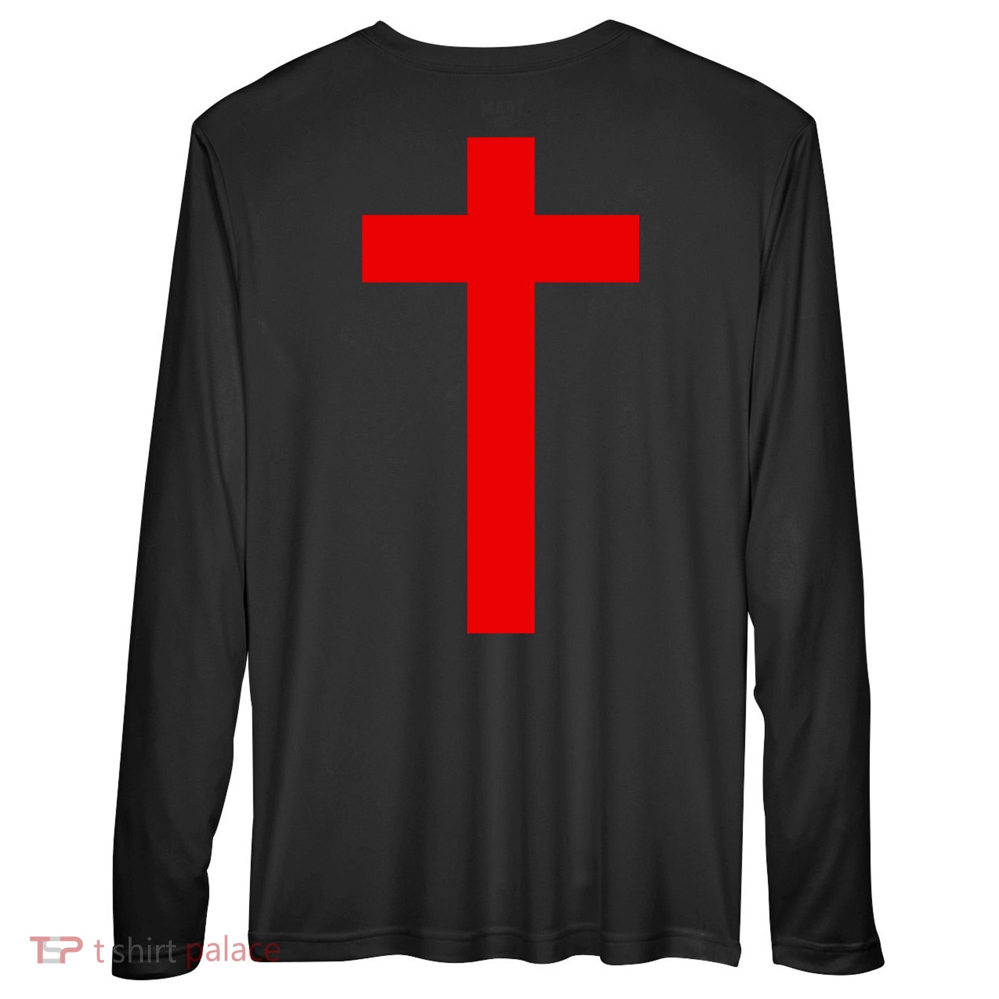 Jesus Won Front And Back Zone Performance Long-Sleeve T-Shirt
