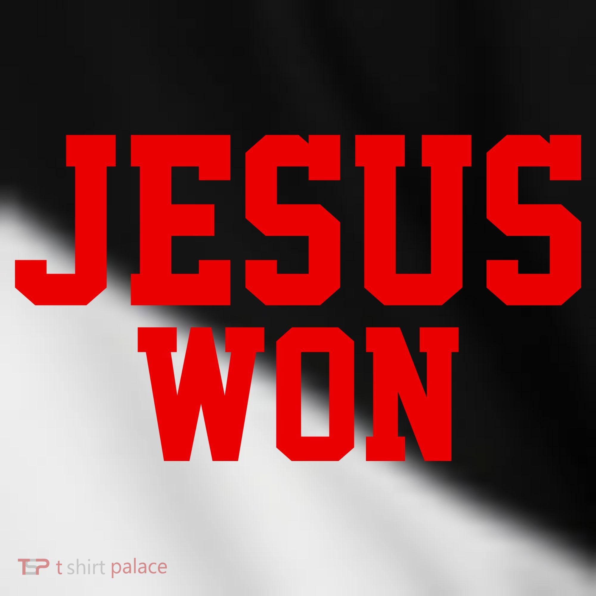 Jesus Won Front And Back Toddler Fine Jersey T-Shirt