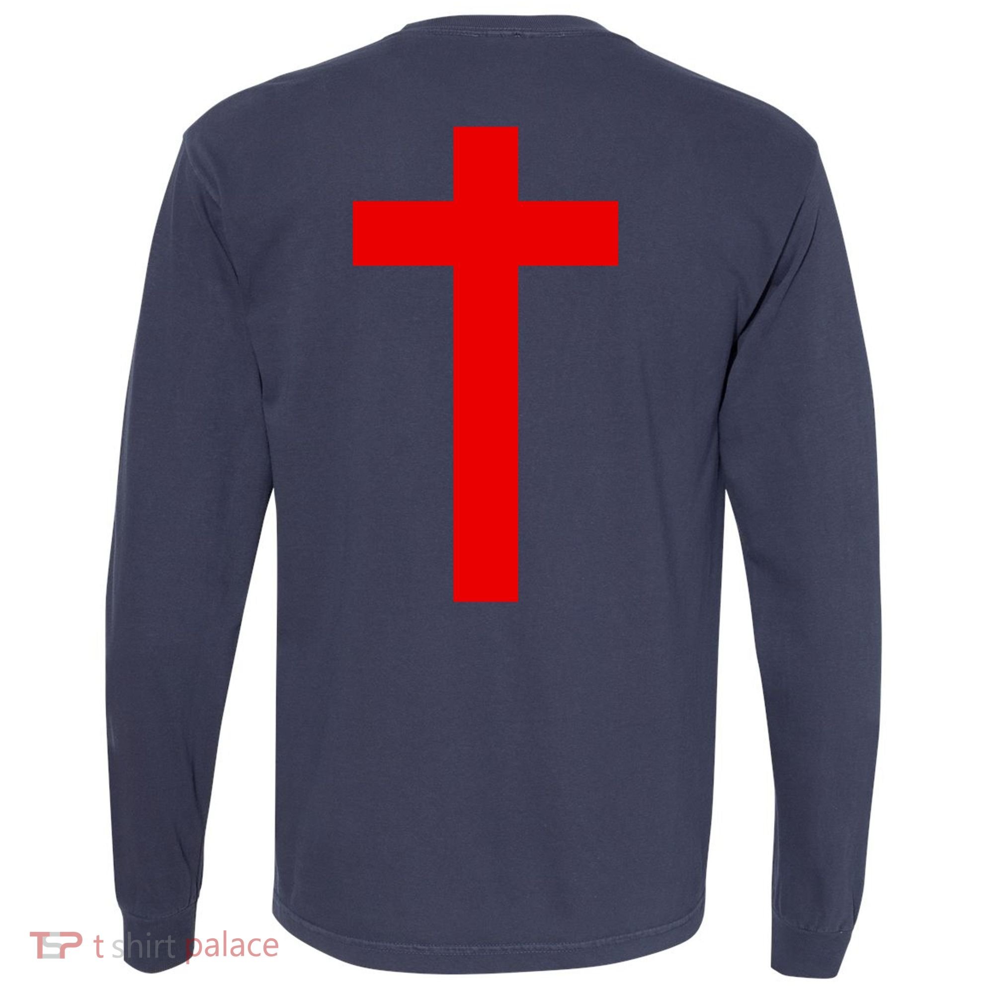 Jesus Won Front And Back Comfort Colors Heavyweight Long Sleeve T-Shirt