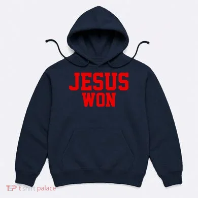 Jesus Won Front And Back Hoodie