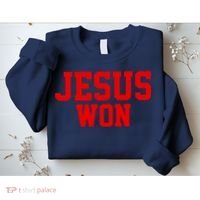 Jesus Won Front And Back Sweatshirt thumb 2