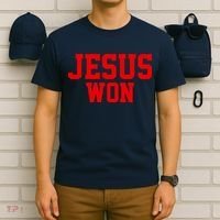 Jesus Won Front And Back T-Shirt thumb 6
