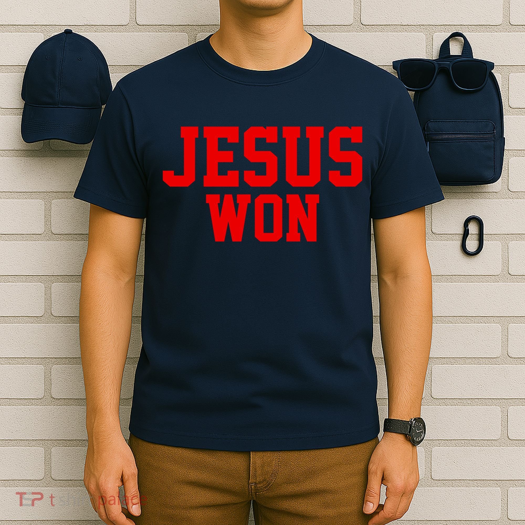 Jesus Won Front And Back T-Shirt