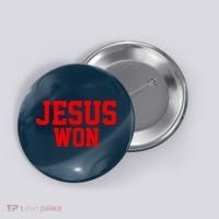 Jesus Won Front And Back Button thumb 0
