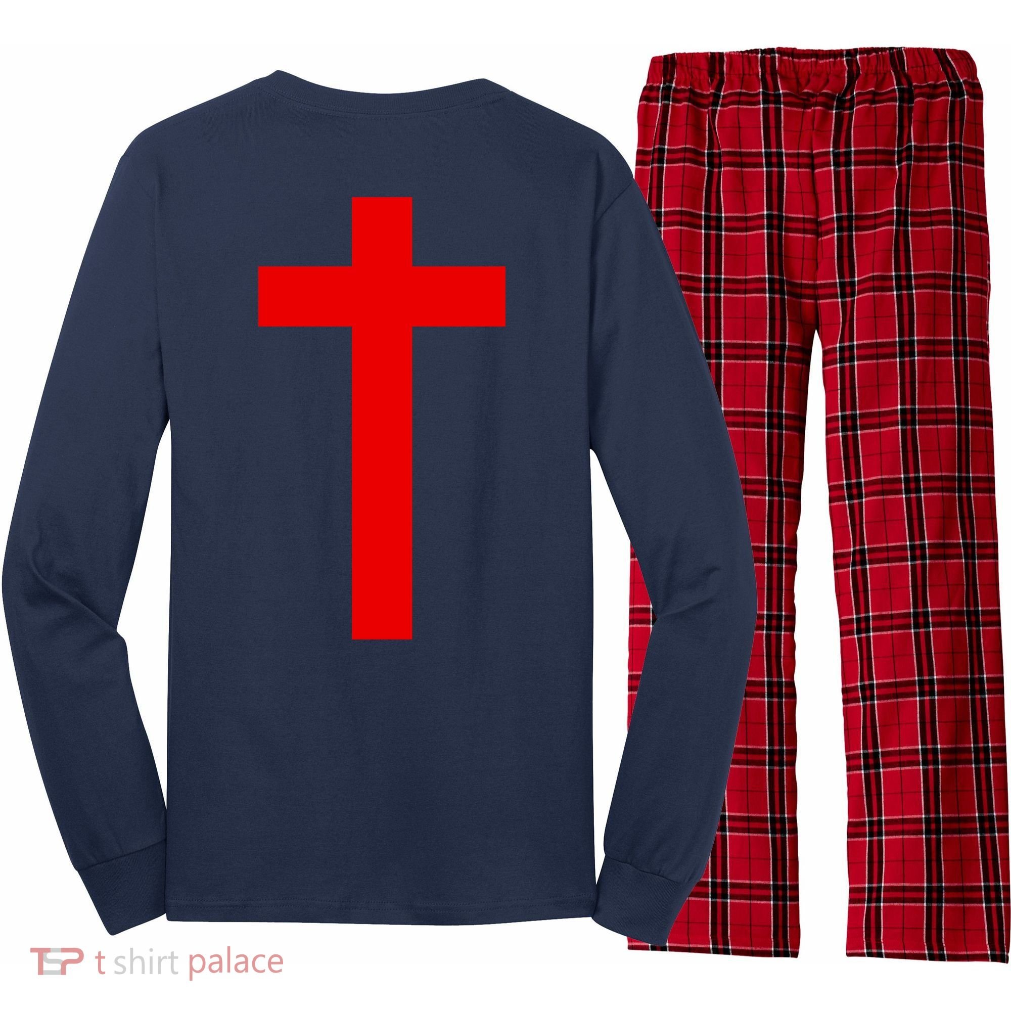 Jesus Won Front And Back Long Sleeve Pajama Set
