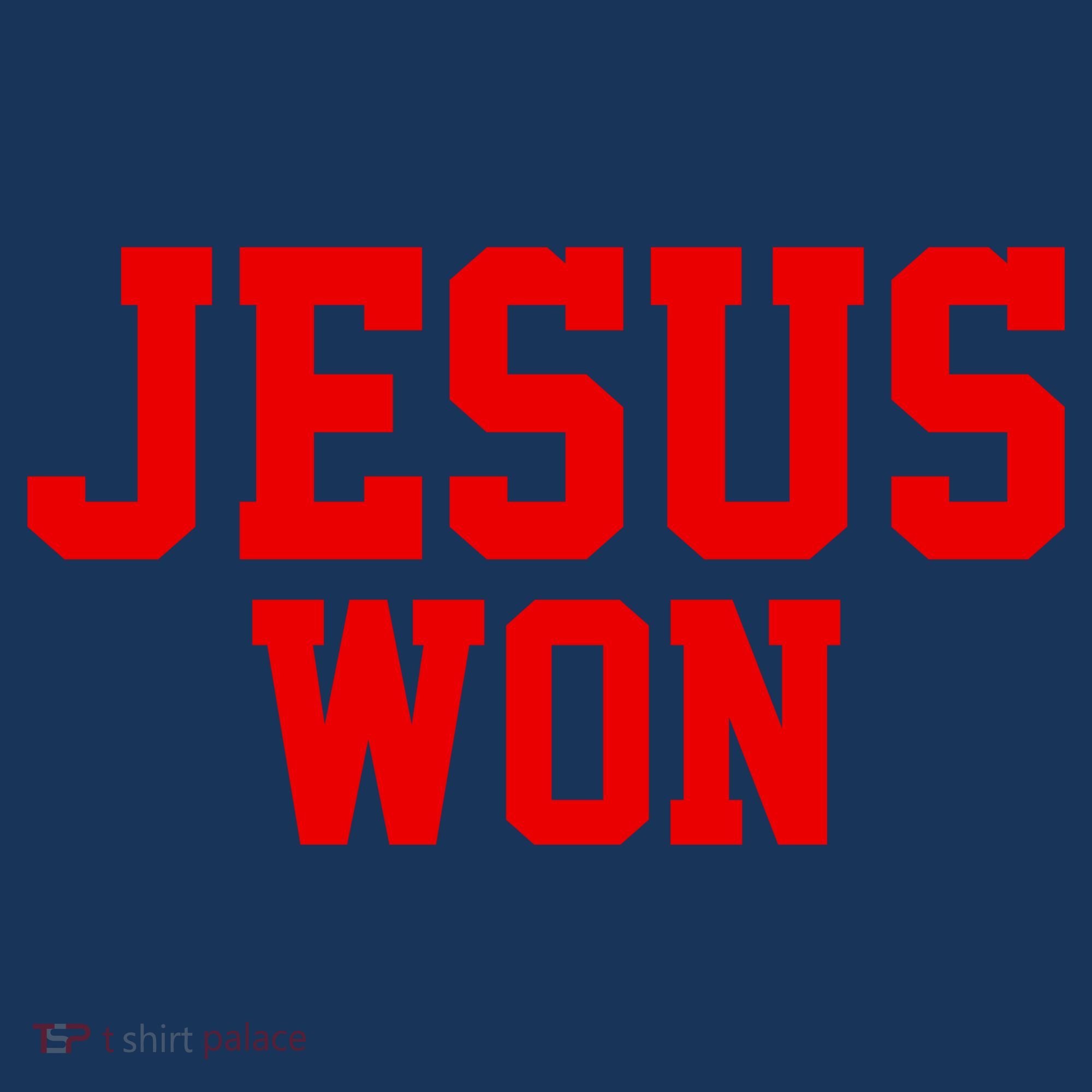Jesus Won Front And Back Long Sleeve Pajama Set