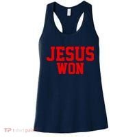 Jesus Won Front And Back Women's Tank Top thumb 0