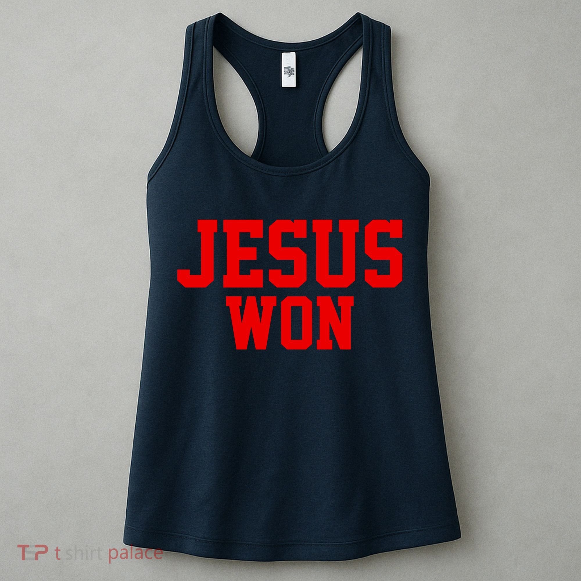 Jesus Won Front And Back Women's Tank Top