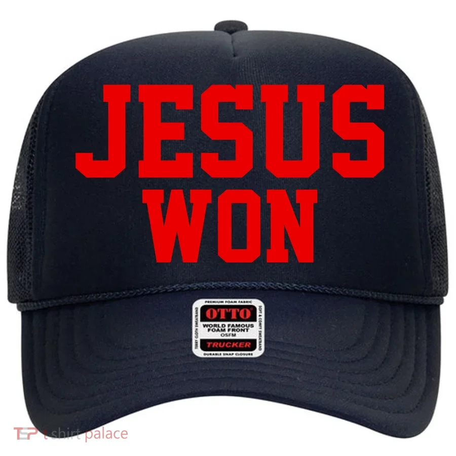 Jesus Won Front And Back Hat