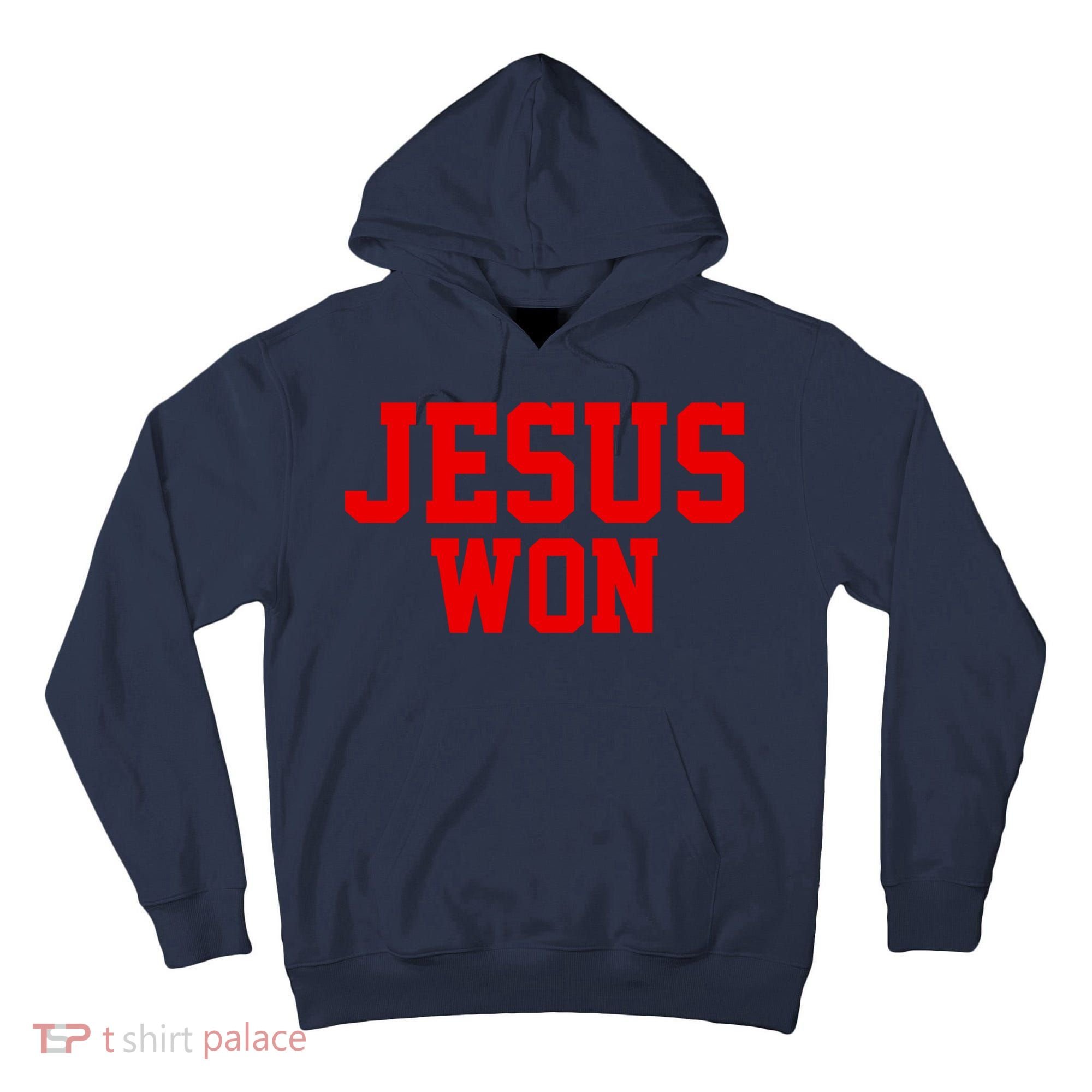 Jesus Won Front And Back Tall Hoodie
