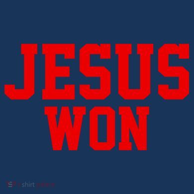 Jesus Won Front And Back Tall Hoodie
