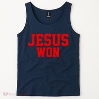 Jesus Won Front And Back Tank Top thumb 2