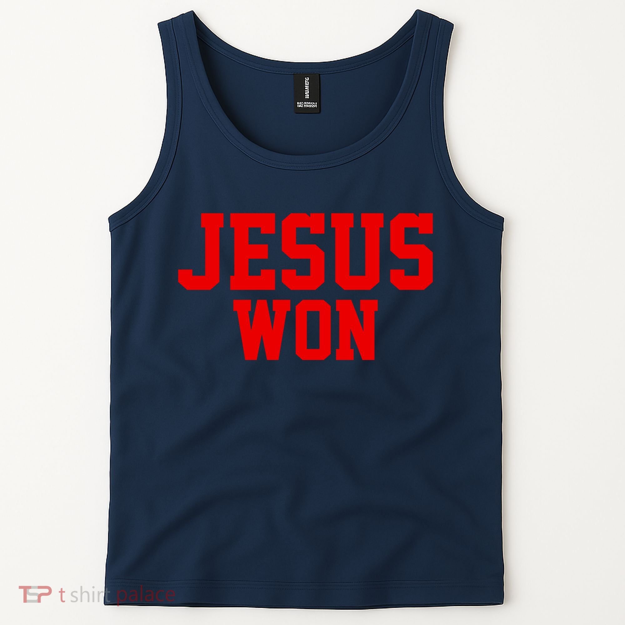 Jesus Won Front And Back Tank Top