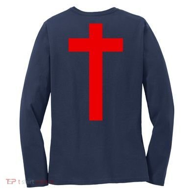 Jesus Won Front And Back Women's Long Sleeve Shirt back