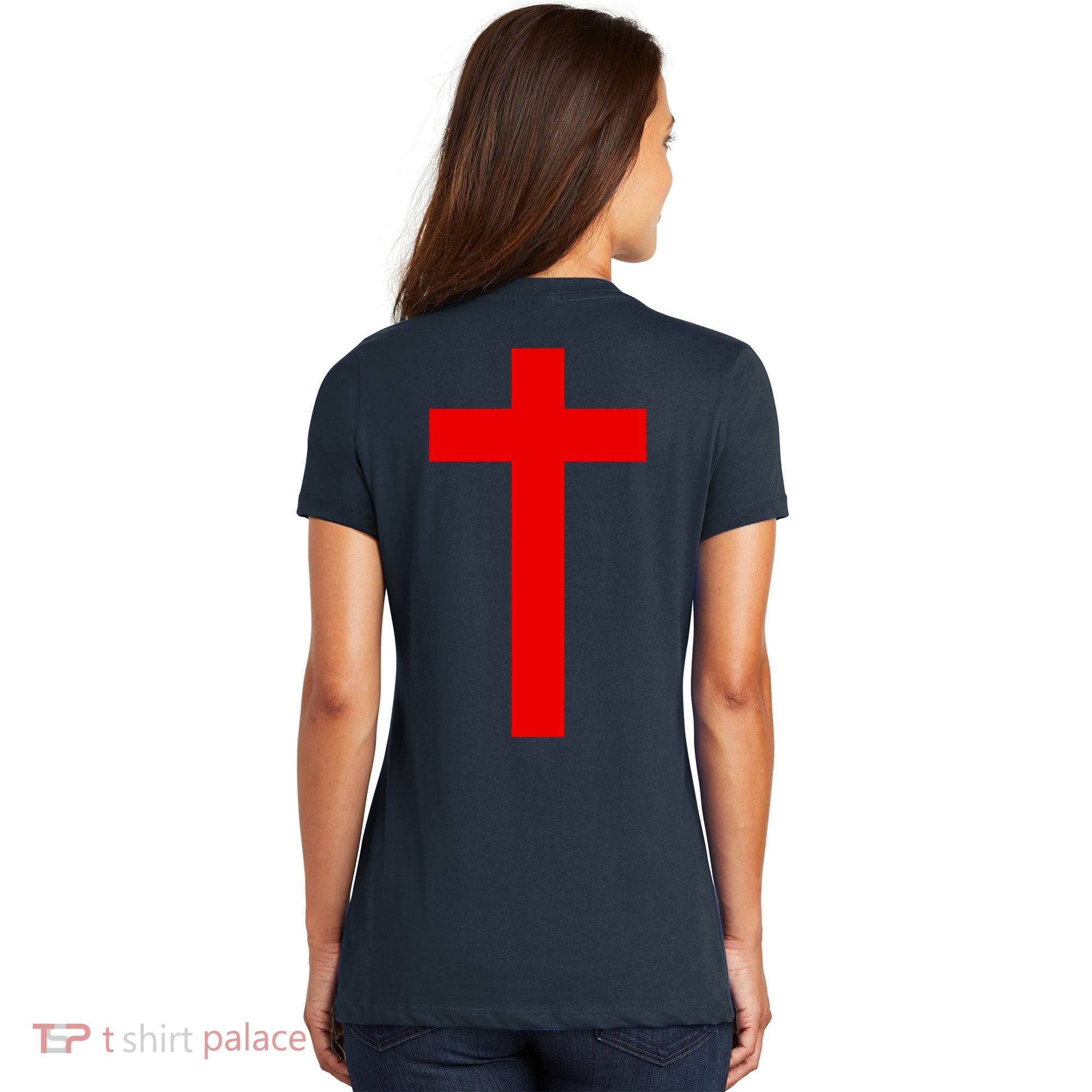 Jesus Won Front And Back Women's V-Neck T-Shirt