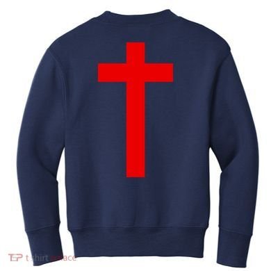 Jesus Won Front And Back Kids Sweatshirt back
