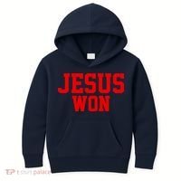 Jesus Won Front And Back Kids Hoodie thumb 0