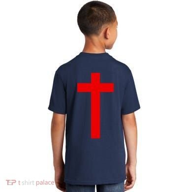 Jesus Won Front And Back Kids T-Shirt back