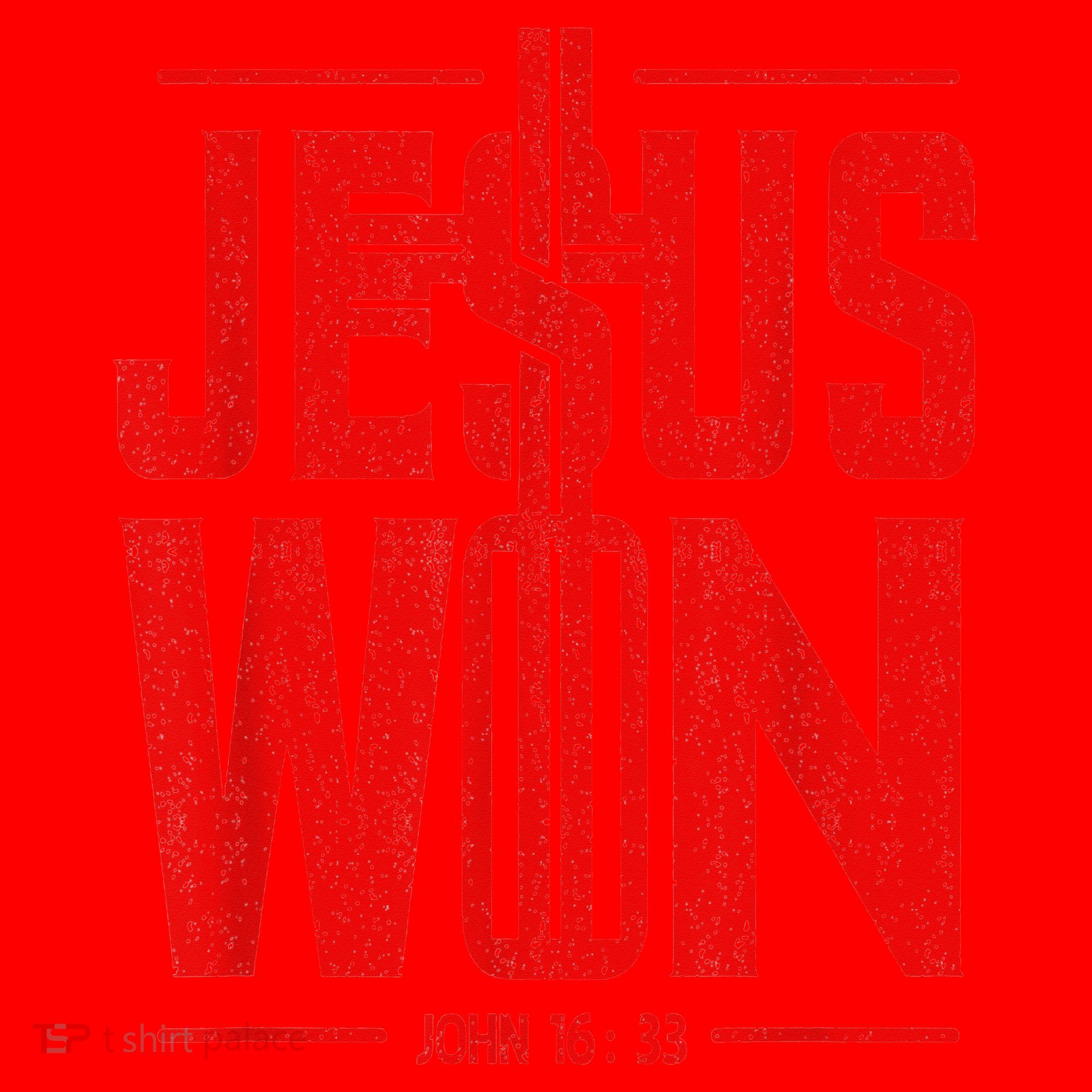 Jesus Won Just Here To Give God Glory John 16 33 Religious Santa Hat