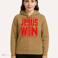 Jesus Won Just Here To Give God Glory John 16 33 Religious Hoodie thumb 5