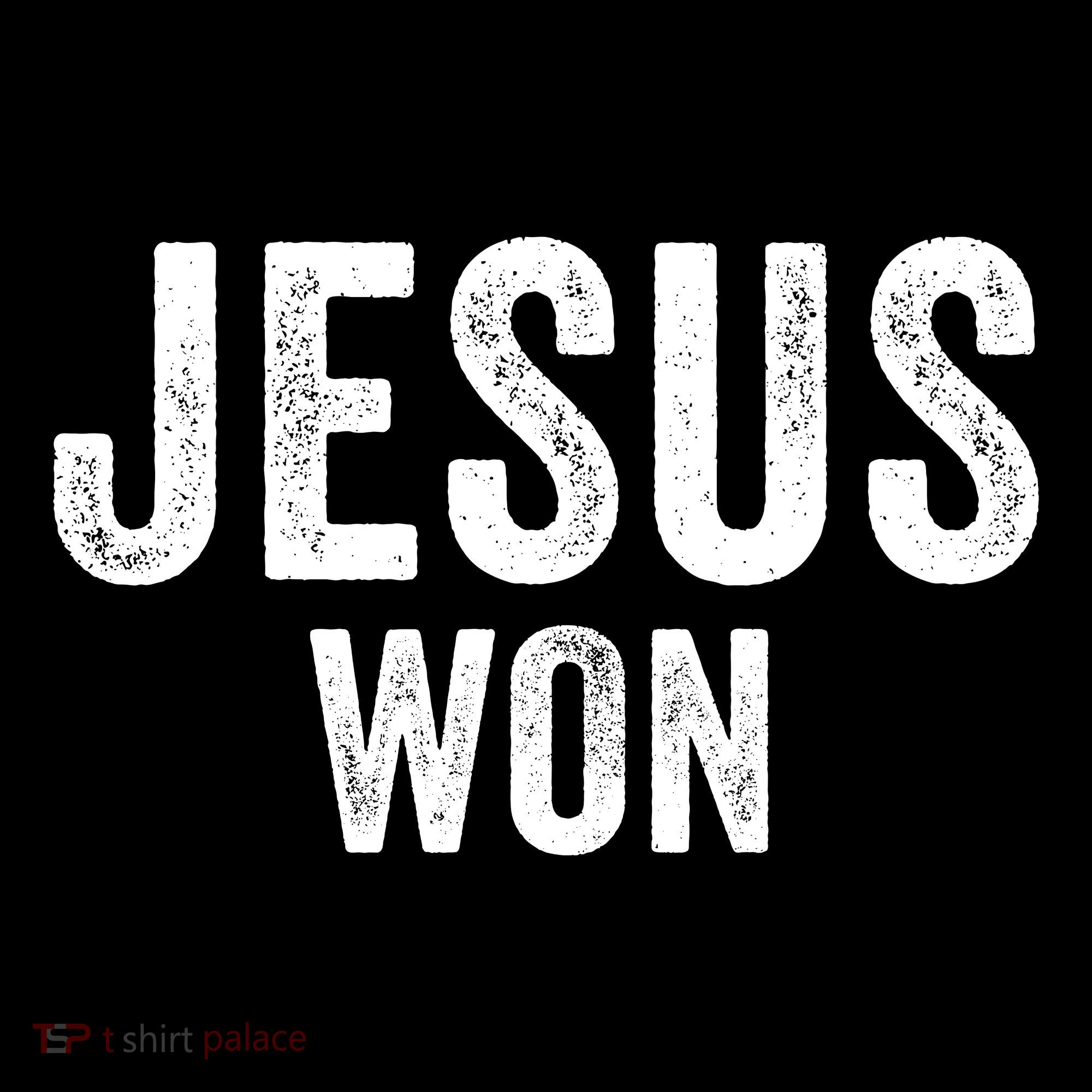 Jesus Won Button