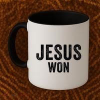 Jesus Won Coffee Mug thumb 2